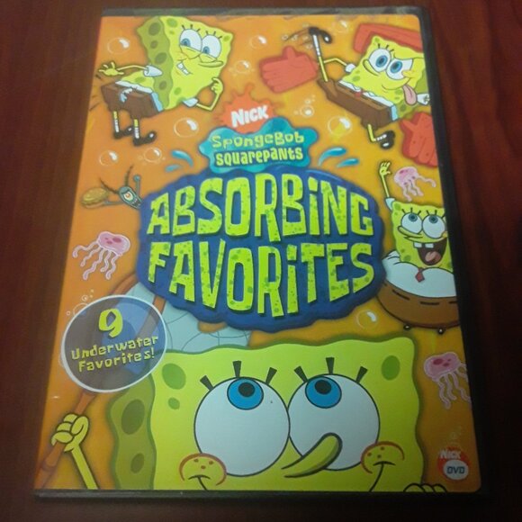 SpongeBob SquarePants: Absorbing Favorites Nickelodeon DVD 2005 Works - Picture 1 of 4